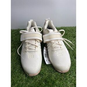 Adidas Adipower Weightlift 3 Shoes Mens 9 Womens 10 Off White Pink IH8235 NEW